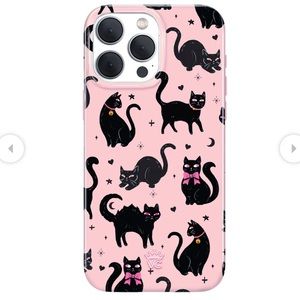 Velvet Caviar Lucky kittens iphone 15 case